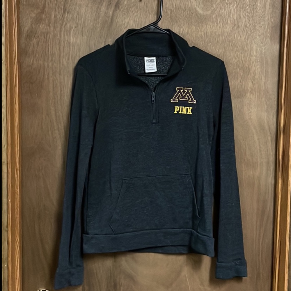Victorias Secret Pink 1/2 Zip Sweatshirt Small